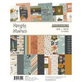 Here + There 6x8 inch Paper Pad von Simple Stories